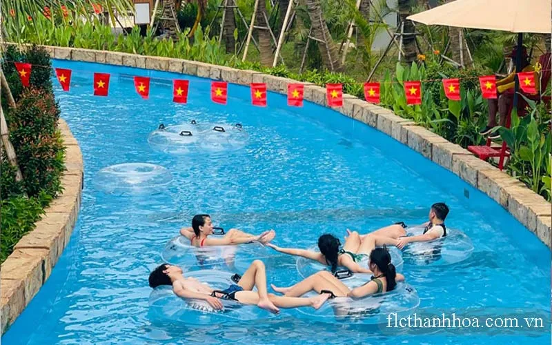 Dòng sông lười mang tới cảm giác thư thái 